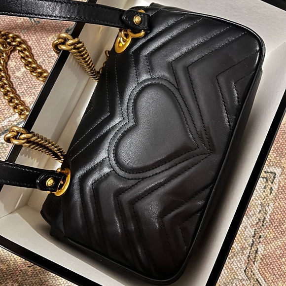 Gucci Marmont Leather Bag Small - Picture 3 of 5